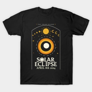 Total Solar Eclipse April 8th 2024- celestrial style T-Shirt